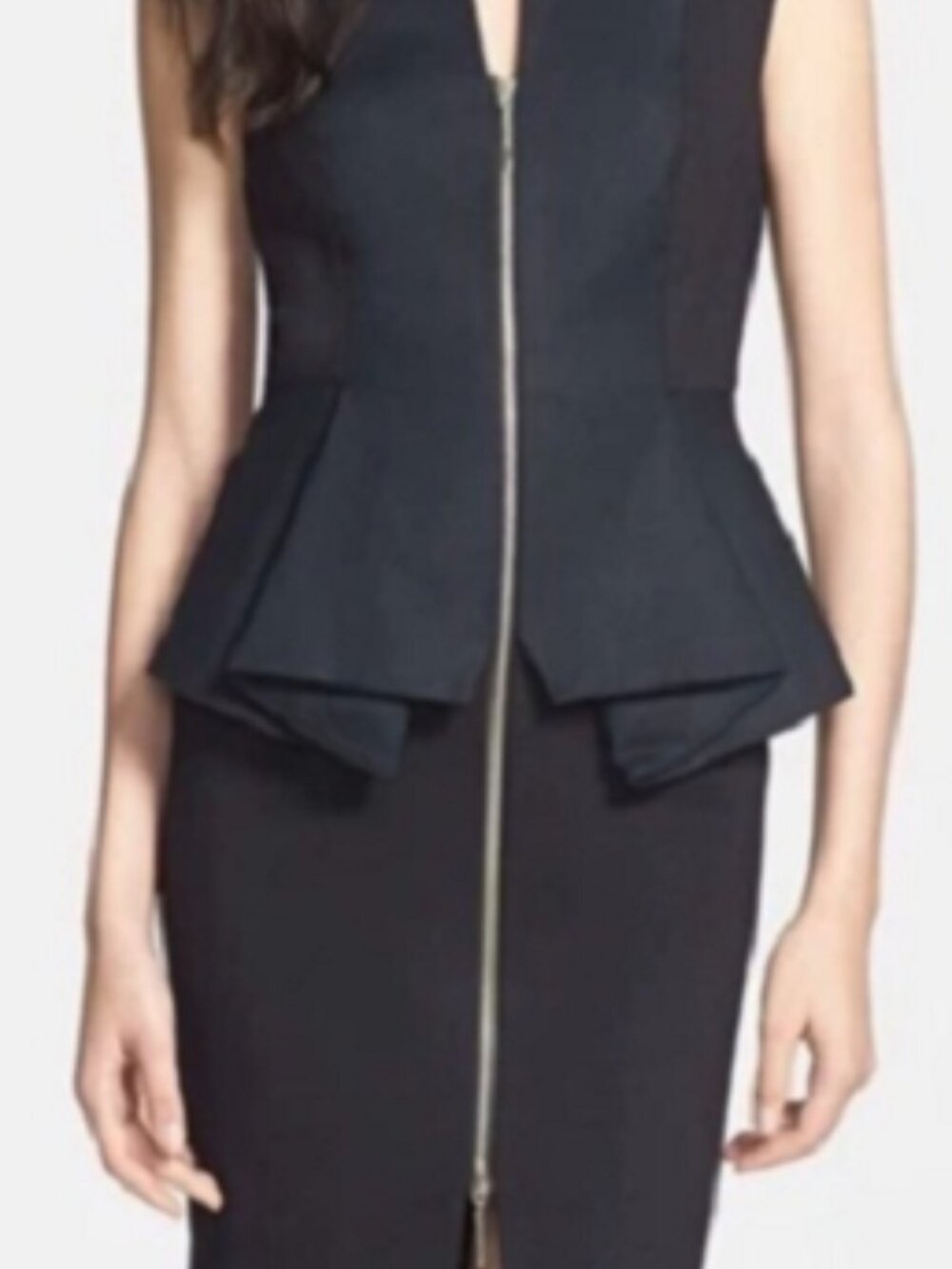 Ted Baker Kwyli Structured Zip Peplum Dress